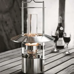 New Stelton ship´s lantern, 43 cm Silver-coloured