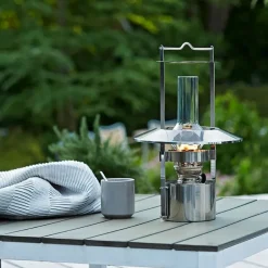 New Stelton ship´s lantern, 43 cm Silver-coloured