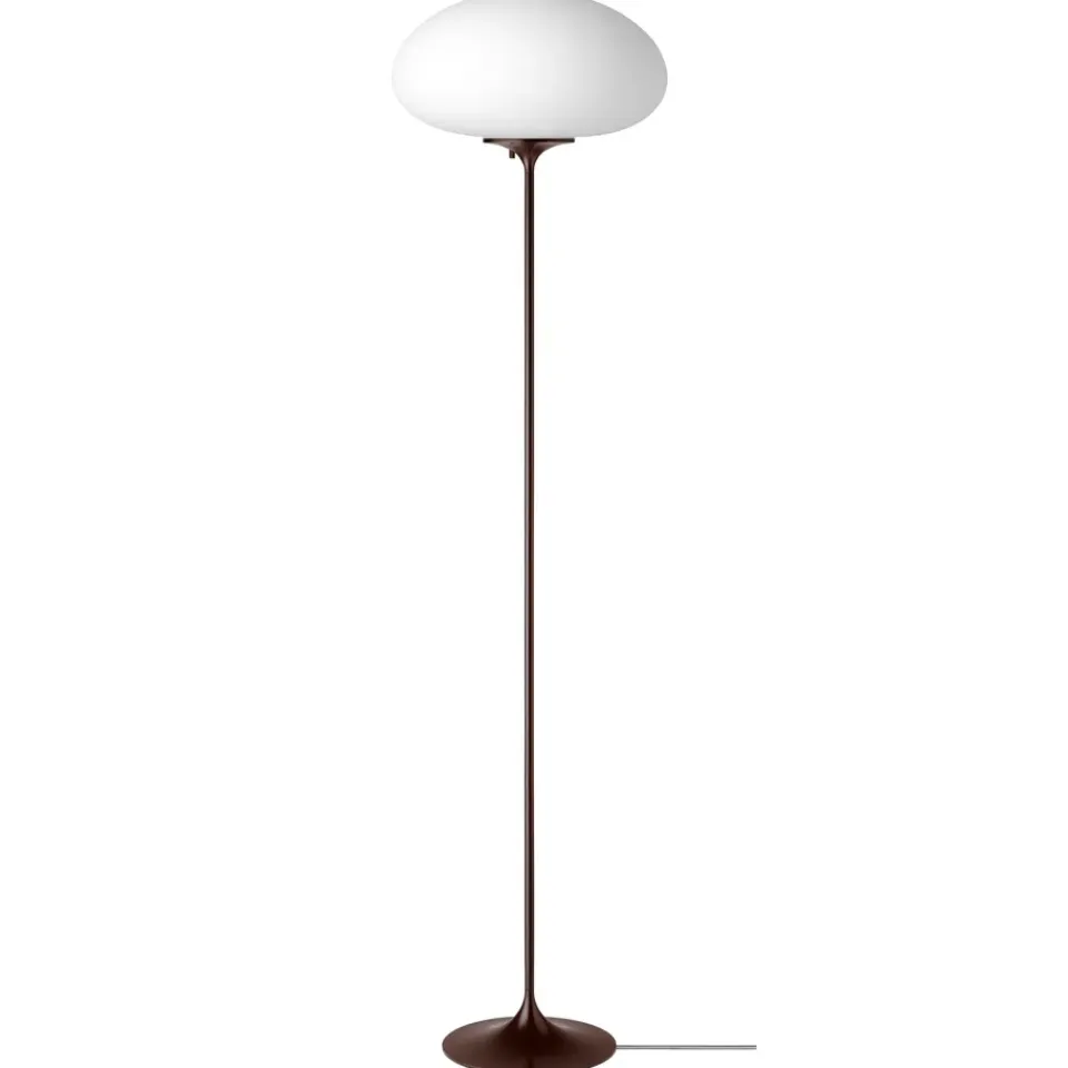 Outlet GUBI Stemlite floor lamp 150 cm, Black Red