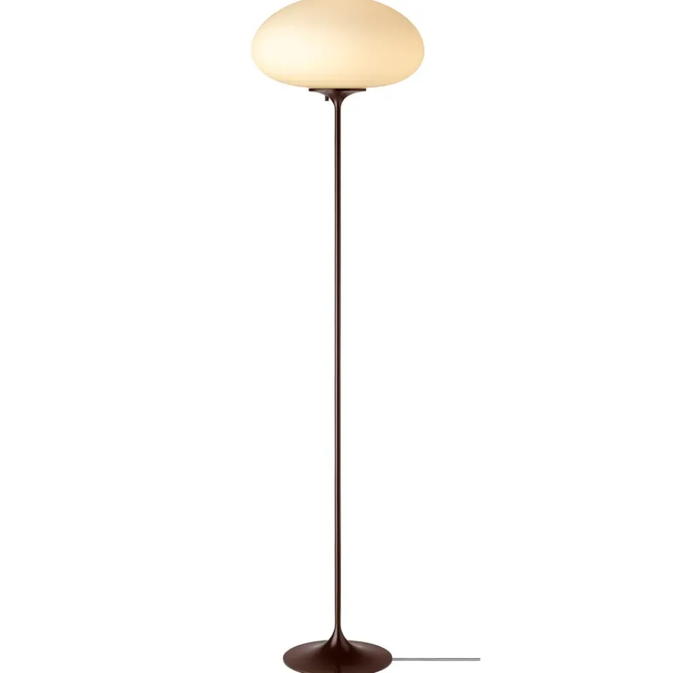 Outlet GUBI Stemlite floor lamp 150 cm, Black Red