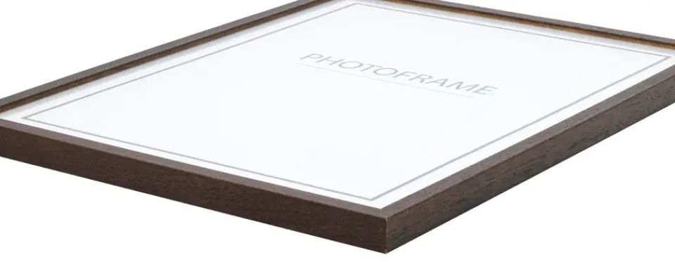 New Scandi Essentials Stensö frame walnut, 30x40 cm Brown
