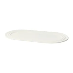 Dinner Plates^Broste Copenhagen Stevns oval plate 27.5 cm, Chalk White
