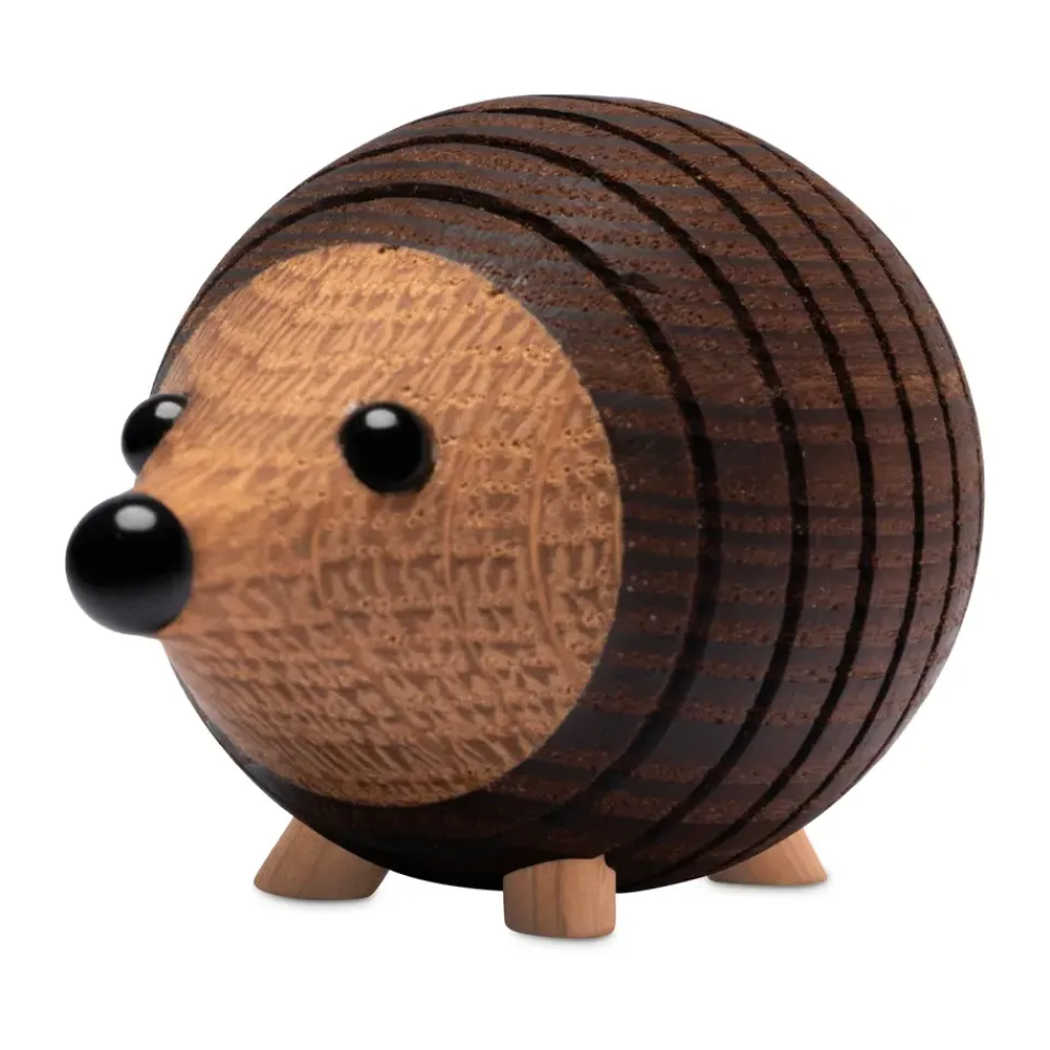 Wooden Figures^Spring Copenhagen Stick hedgehog decoration 4.5 cm, Thermo ash Brown