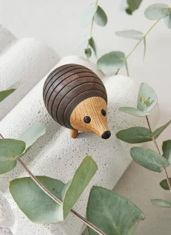 Wooden Figures^Spring Copenhagen Stick hedgehog decoration 4.5 cm, Thermo ash Brown