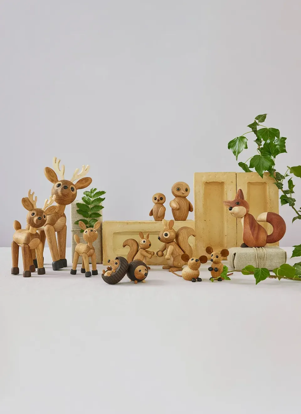 Wooden Figures^Spring Copenhagen Stick hedgehog decoration 4.5 cm, Thermo ash Brown