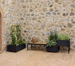 Garden Details & Accessories^Cane-line Sticks extension legs for flower box, Lava Grey