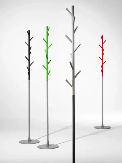 Clothes Racks, Coat Stands & Hangers|Clothes Racks, Coat Stands & Hangers^SMD Design Sticks hanger floor, Green-silver White