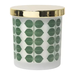 Scented Candles & Diffusers^Pluto Design Stig L BersĂĄ scented candle, Frosted glass-gold WhiteGreenGold-coloured