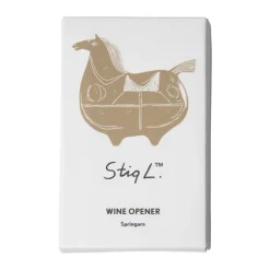 Corkscrews & Openers^Pluto Design Stig L Springare corkscrew, Gold Gold-coloured