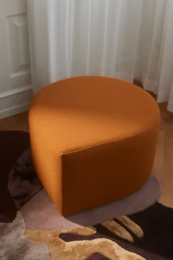 Armchairs & Footstools|Sitting Poufs^AYTM Stilla pouf, Amber Yellow