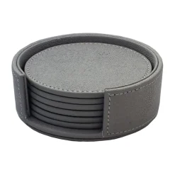 Coasters^Mojoo Sting coasters Ø12 cm 6-pack, Anthracite Grey