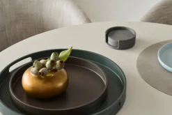 Coasters^Mojoo Sting coasters Ø12 cm 6-pack, Anthracite Grey