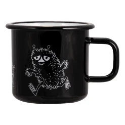 Moomin Mugs^Muurla Stinky enamel mug 37 cl, Black