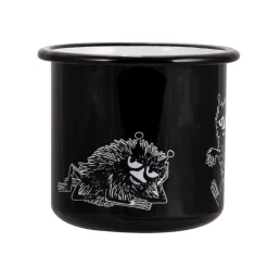 Moomin Mugs^Muurla Stinky enamel mug 37 cl, Black