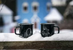 Moomin Mugs^Muurla Stinky enamel mug 37 cl, Black