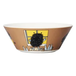 New Moomin Arabia Stinky in action Moomin bowl, Brown