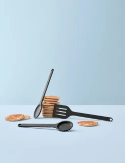 Fish Slices & Spatulas^RIG-TIG STIR-IT spatula 32 cm, Black