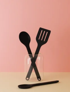 Fish Slices & Spatulas^RIG-TIG STIR-IT spatula 32 cm, Black