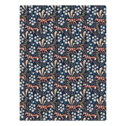 Oilcloths^Arvidssons Textil Stjärnspeja oilcloth, Dark Blue