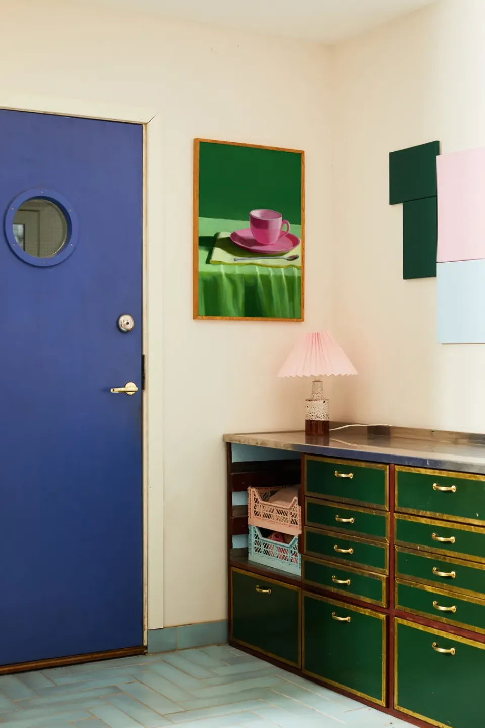 Posters^Paper Collective Sto Here poster, 70x100 cm GreenPink