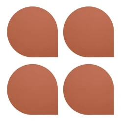 Coasters^AYTM Stoa coaster 4-pack, Gingerbread OrangeBrown