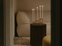 Candles^STOFF antique candles by ester & erik large 4-pack, Off- White