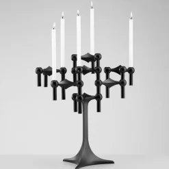 Candle Accessories^STOFF Nagel candle stand, Black