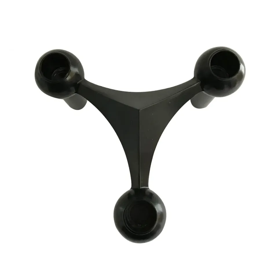 Candle Holders^STOFF Nagel candle sticks 3-pack, Black
