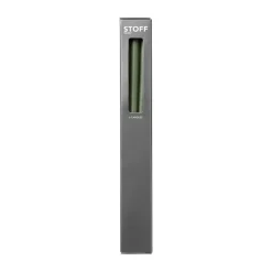 STOFF tapered candle by ester & erik 6-pack, Dusty Green
