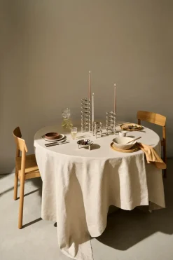 Candles^STOFF tapered candle by ester & erik 6-pack, Soft Brown