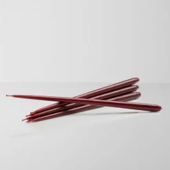 STOFF tape candle by ester & erik 6-pack, Burgundy Red
