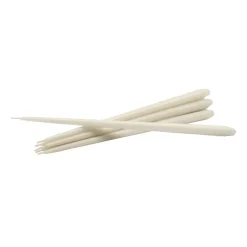 Candles^STOFF tapered candle by ester & erik 6-pack, Off- White