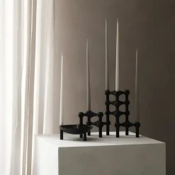 Candles^STOFF tapered candle by ester & erik 6-pack, Off- White