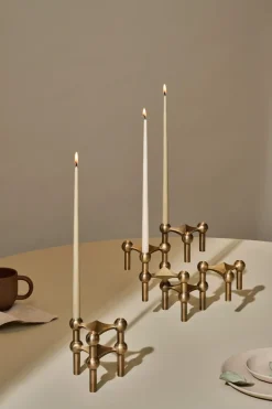 Candles^STOFF tapered candle by ester & erik 6-pack, Artichoke Green