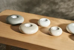 Best Scandi Living Stone lantern Ø9 cm, Beige