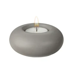 Tea Light Holders, Lanterns & Candle Dishes^Scandi Living Stone lantern Ø9 cm, Grey