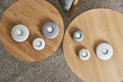 Tea Light Holders, Lanterns & Candle Dishes^Scandi Living Stone lantern Ø9 cm, Grey