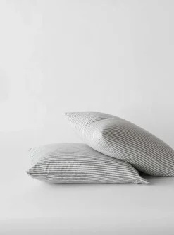 Pillow Cases^Tell Me More Stonewashed linen pillowcase 50x60 cm 2-pack, Grey-white GreyWhite