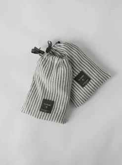 Pillow Cases^Tell Me More Stonewashed linen pillowcase 50x60 cm 2-pack, Grey-white GreyWhite