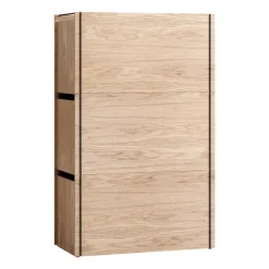 Boxes & Jars^MOEBE Storage box oak 33x60 cm, Wood. black BrownBlack