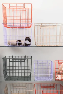 Best Mette Ditmer Store-it storage basket medium, Sand Beige