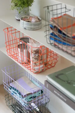 Best Mette Ditmer Store-it storage basket small, Thyme Green