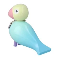 Wooden Figures^Kay Bojesen Denmark Story bird, Joy Blue