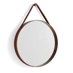 Sale HAY Strap Mirror, Dark Brown