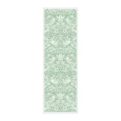 Table Runners^Ekelund Linneväveri Strawberry Thief table runner 50x150 cm, Green