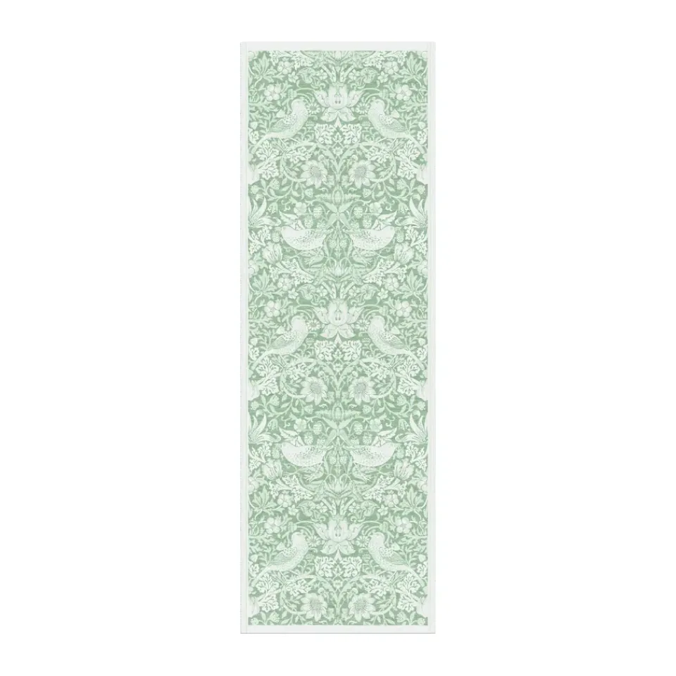 Table Runners^Ekelund Linneväveri Strawberry Thief table runner 50x150 cm, Green