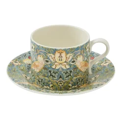 Spode Strawberry Thief teacup with saucer 28 cl, Multi