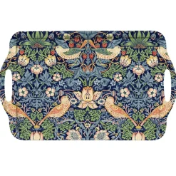 Best Pimpernel Strawberry Thief tray with handle, Blue