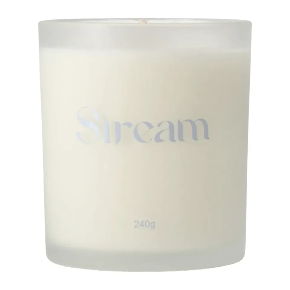Hot Scandi Living Stream scented candle, 240 g Blue