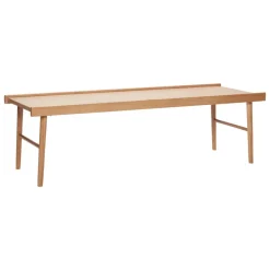 Hübsch Stream table, Oak Beige